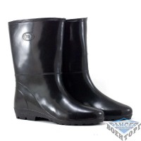 Сапоги рабочие женские Глянец черные