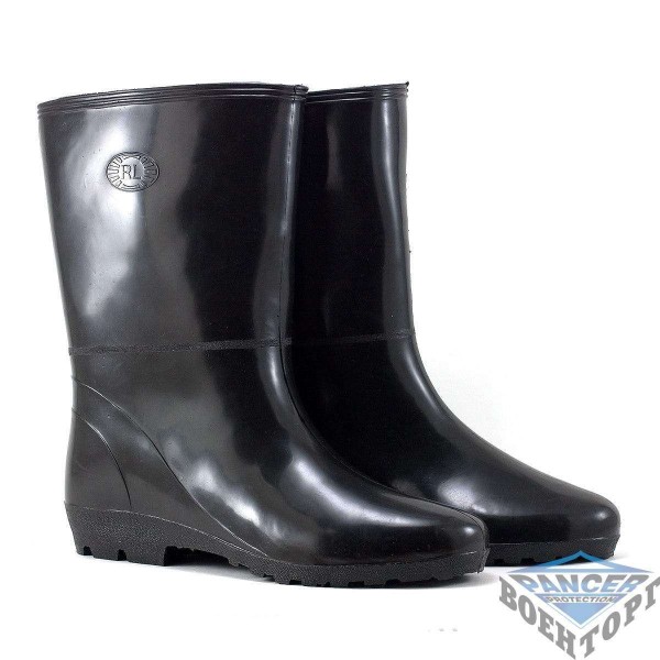 Чоботи робочі жіночі чорні Глянець - 3105788