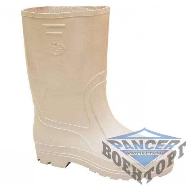 Сапоги рабочие мужские Штамп белые - 3105793