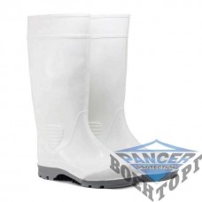 Чоботи високі робочі чоловічі білі Торнадо