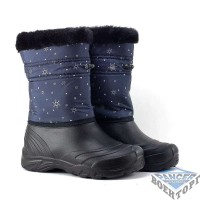 Сапоги женские комбинированные Ажур