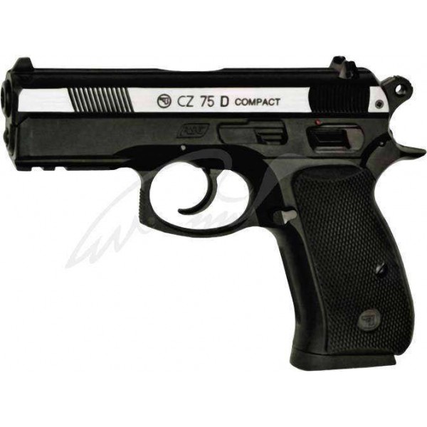Пистолет пневматический ASG CZ 75D Compact. Корпус - металл - 3110561
