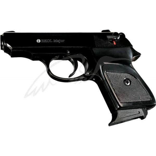 Пистолет стартовый EKOL MAJOR кал. 9мм. Цвет - черный - 3110590 Пистолет стартовый EKOL MAJOR кал. 9мм. Цвет - черный - 3110590