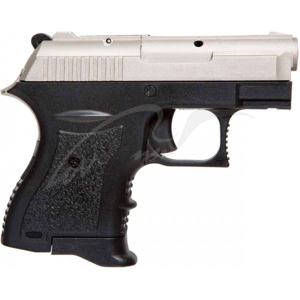 Пістолет стартовий EKOL БОТАН кал. 9мм. Колір - білий сатин/чорний - 3110596 Пістолет стартовий EKOL БОТАН кал. 9мм. Колір - білий сатин/чорний - 3110596