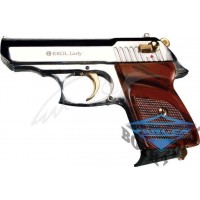 Пистолет стартовый EKOL LADY кал. 9мм. Цвет - белый