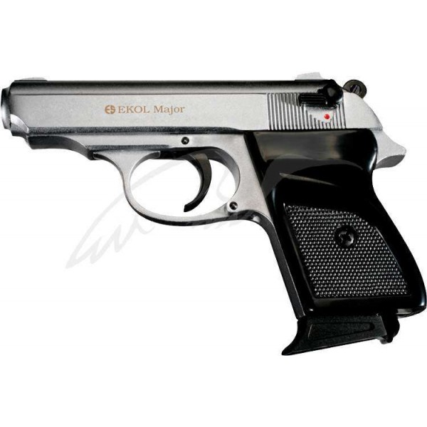 Пістолет стартовий EKOL MAJOR кал. 9мм. Колір - сірий сатин - 3110602 Пістолет стартовий EKOL MAJOR кал. 9мм. Колір - сірий сатин - 3110602