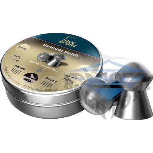 Пули пневматические H&";"N Baracuda Match - 3110623