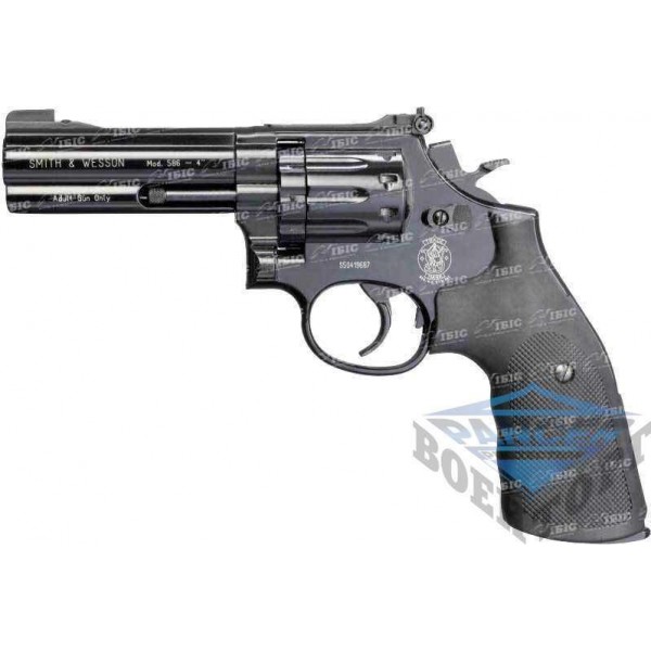 Револьвер пневматический Umarex Smith&";Wesson mod.586 4&"quot;. Корпус - силумин - 3110788