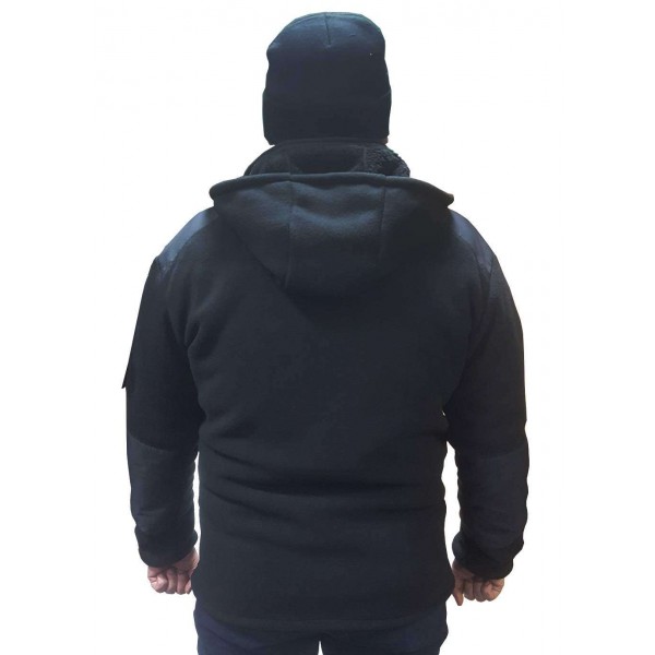 Черная кофта флис тактика Медведь на МЕХУ 450гр/м - 3116562