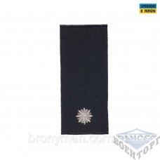 Погони Молодший лейтенант Поліції (пара) муфта чорні