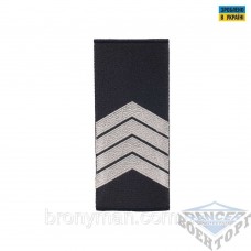 Погони Старший сержант Поліції (пара) муфта чорні