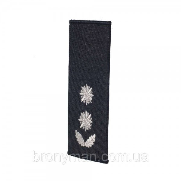 Погоны Подполковник Полиции (пара) муфта черные - RIMF-PCOLPLC