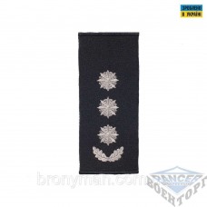 Погони Полковник Поліції (пара) муфта чорні