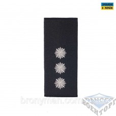 Погони Старший лейтенант Поліції (пара) муфта чорні