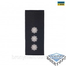 Погони Старший лейтенант Поліції (пара) муфта чорні