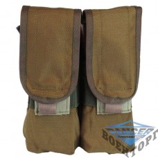 Подсумок АК закрытый сдвоенный (4 магазина)