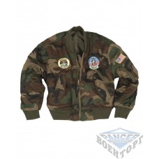 Куртка W/L MA1 KIDS FLIGHT JACKET W. PATCHES