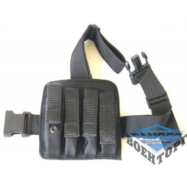 Чехол набедренный на четыре пистолетных магазина ПМ, Форт, АПС - 3134561