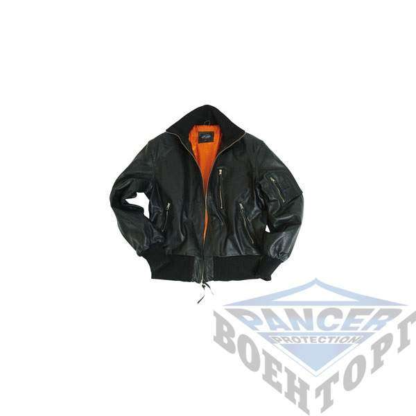 Куртка лётная кожаная черная БУНДЕС - 3152012