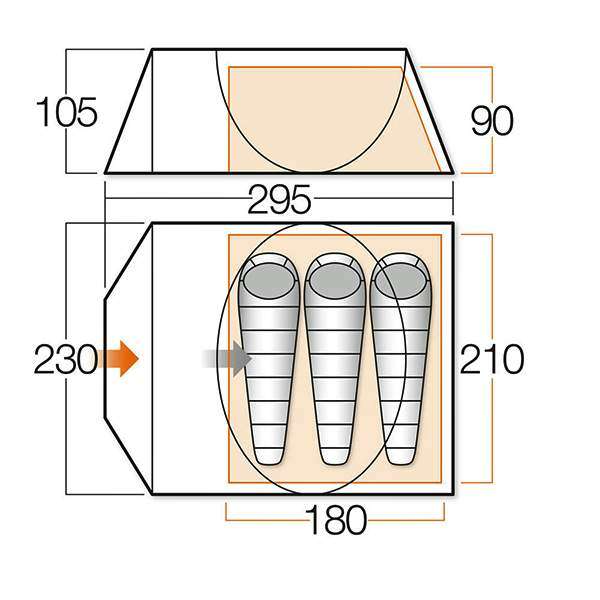 Намет Vango Pop 300 DLX River - 3158620