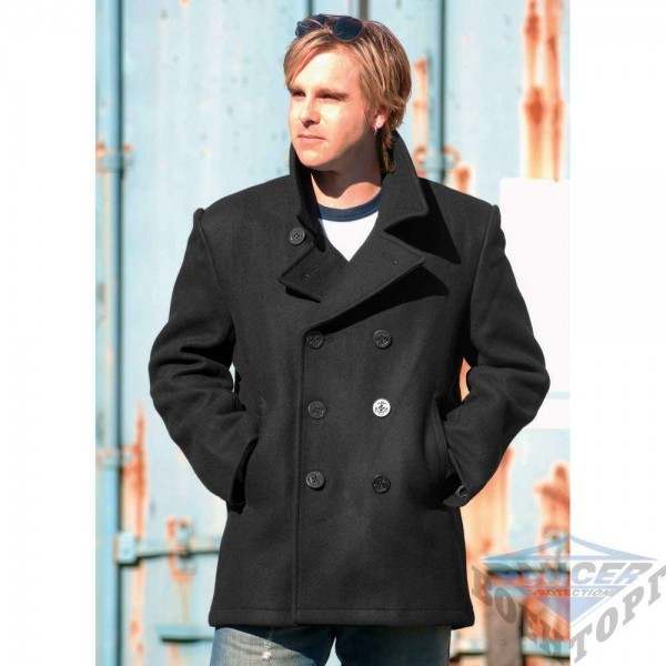 Бушлат Brandit Pea Coat BLACK - 3169515 Бушлат Brandit Pea Coat BLACK - 3169515
