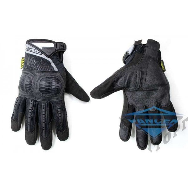 Тактичні рукавички Mechanix M-Pact з кастетом чорні - 3171721