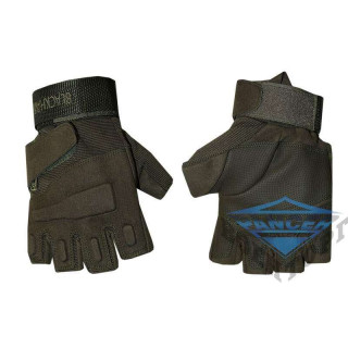 Тактичні безпалі рукавички олива