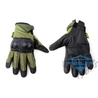 Тактичні рукавички Mechanix M-Pact з кастетом  олива