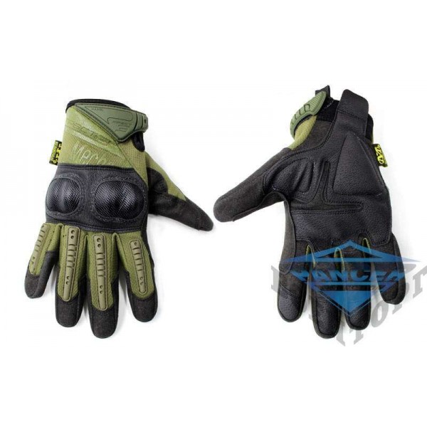 Тактические перчатки Mechanix M-Pact с кастетом олива - 3171756