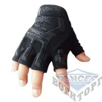 Тактичні безпалі рукавички чорні MECHANIX