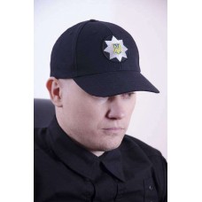 Бейсболка украинской полиции темносиняя не промокает