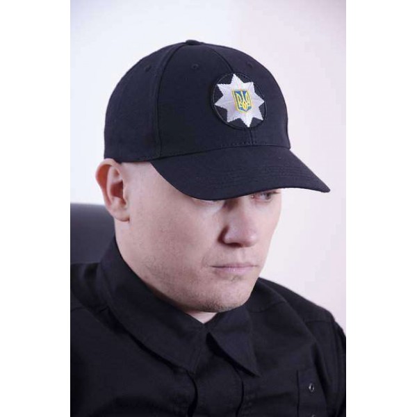 Бейсболка украинской полиции темносиняя не промокает - 3177375