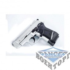 Пистолет стартовый (газо-шумовой)  Stalker - 2914 матово хромированое