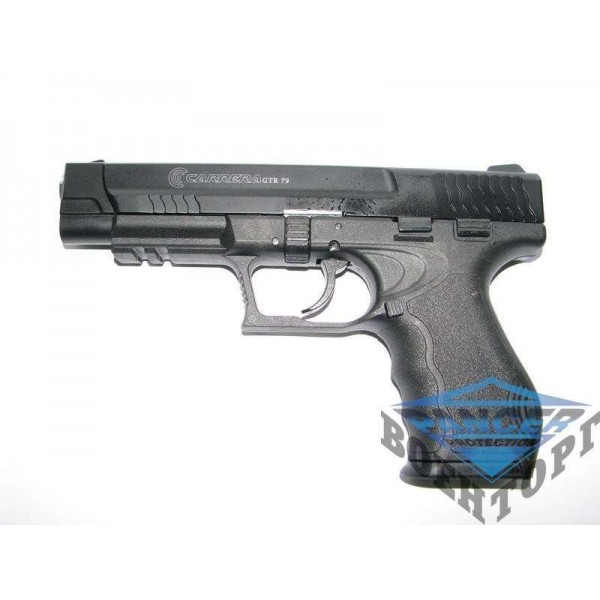 Пистолет стартовый (газо-шумовой) CARRERA GTR-79 матово черное - 3218707