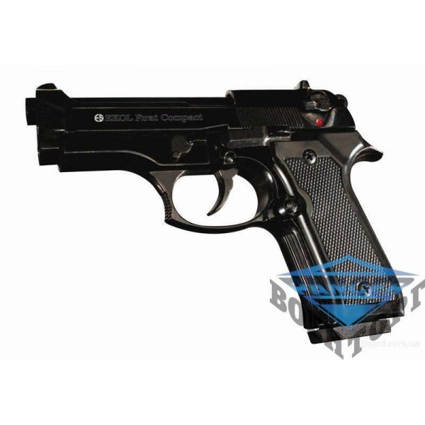 Пистолет стартовый (газо-шумовой) Ekol Firat compact матово черное - 3218708