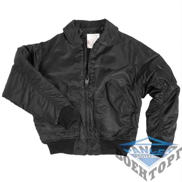 Куртка льотна US CWU FLIEGERJACKE TEESAR чорна - 3218749