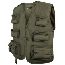 Жилет для охоты и рыбалки олива МИЛ ТЕК Германия