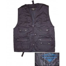 Жилет для охоты и рыбалки JAGD-U.ANGLERWESTE M.NETZFU. Темно-синий