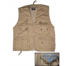 Жилет для охоты и рыбалки JAGD-U.ANGLERWESTE M.NETZFU. хаки