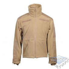 Куртка флисовая ветрозащитная WINDPROOF JACKE FLEECE койот