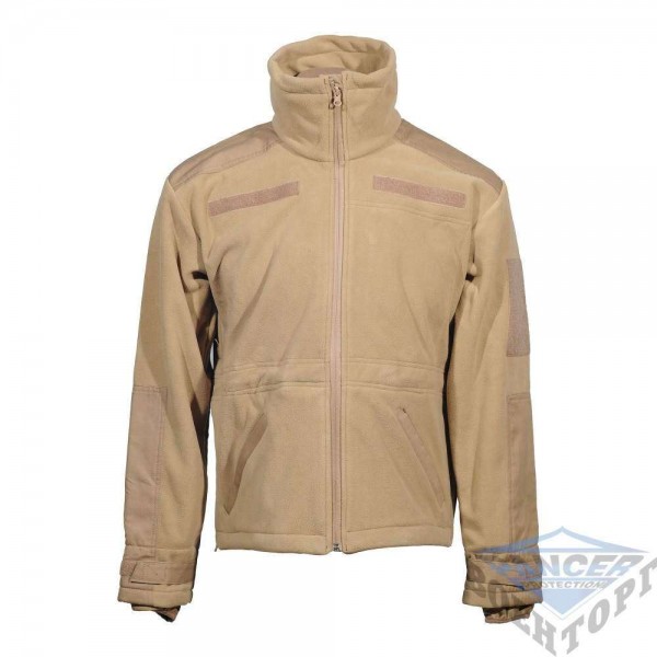 Куртка флисовая ветрозащитная WINDPROOF JACKE FLEECE койот - 3218796