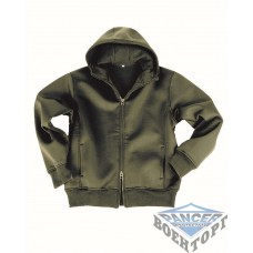Тактическая ветровка NEOPRENJACKE FLEECEGEFUTTERT олива