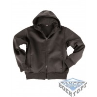 Тактическая ветровка NEOPRENJACKE FLEECEGEFUTTERT черная
