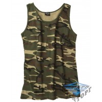 Майка армійська TANK TOP COTTON WOODLAND