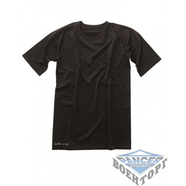 Спортивная футболка T-SHIRT MIL-TEC SPORTS черная - 3218859