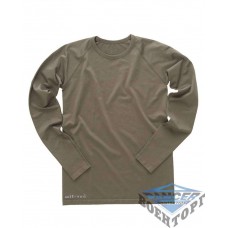 Футболка с длинными рукавами LANGARMSHIRT MIL-TEC SPORTS олива