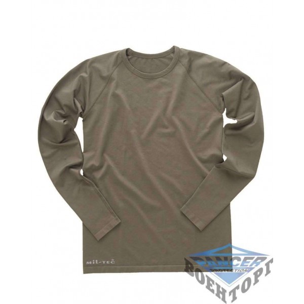 Футболка с длинными рукавами LANGARMSHIRT MIL-TEC SPORTS олива - 3218860