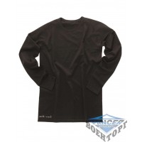 Футболка з довгими рукавами LANGARMSHIRT MIL-TEC SPORTS чорна