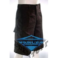 Шорты армейские GERMAN PREWASH MOLESKIN BERMUDA черные