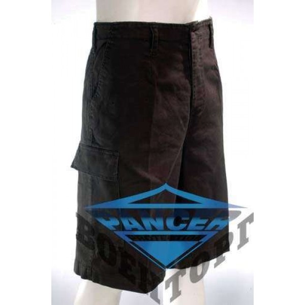 Шорты армейские GERMAN PREWASH MOLESKIN BERMUDA черные - 3218887